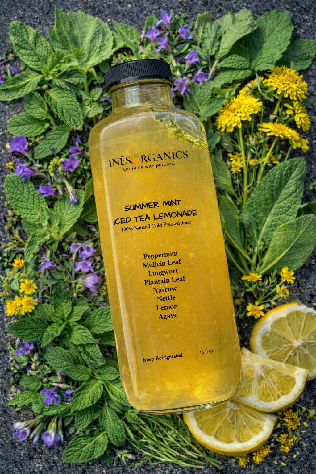 Summer Mint Iced Tea Lemonade